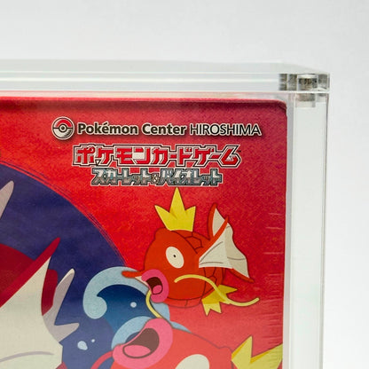 Pokemon Pikachu Hiroshima Slim Fit Acrylic Case With Magnetic Lid - Poncho Acrylic Case - TCG Armour - PONCHO-SB