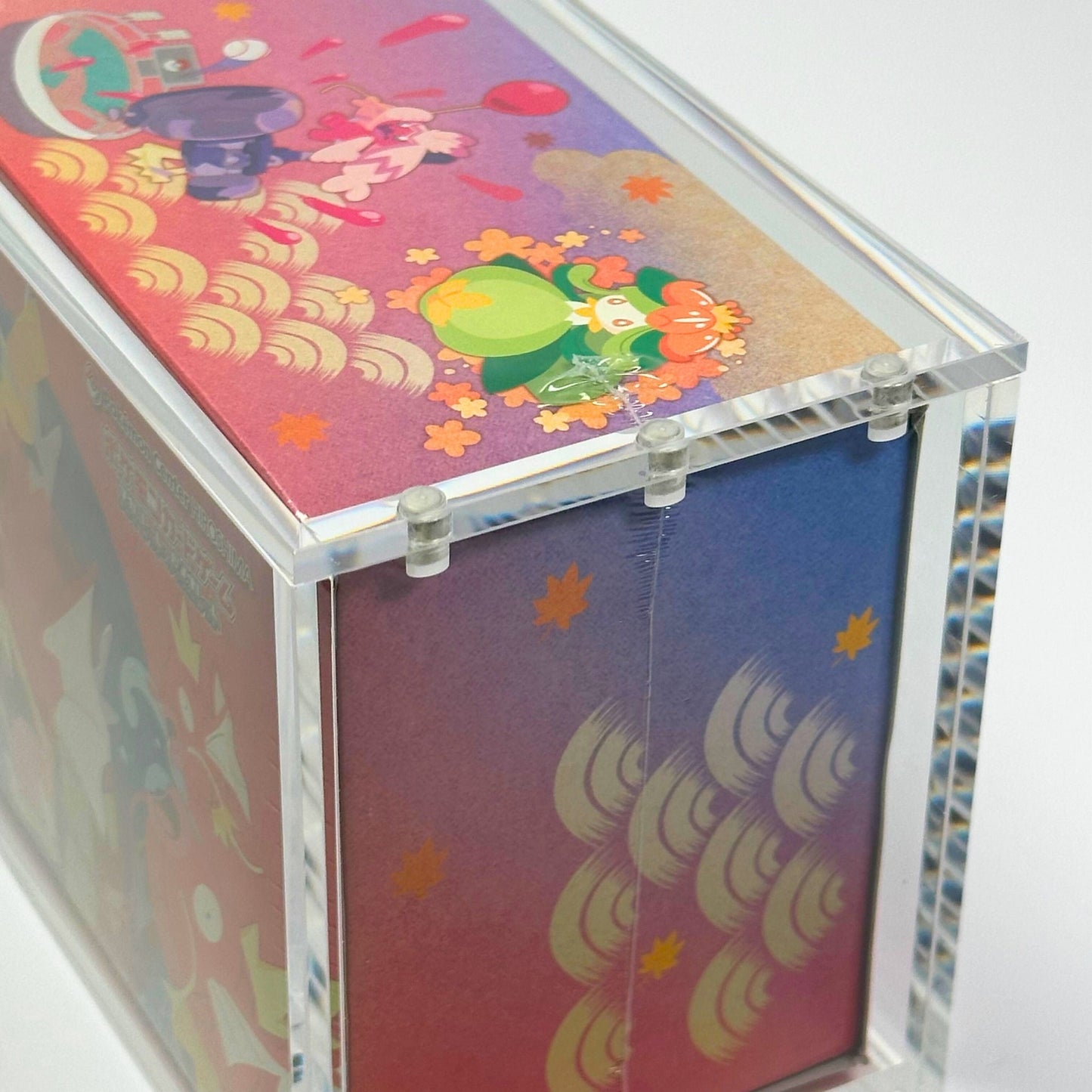 Pokemon Pikachu Hiroshima Slim Fit Acrylic Case With Magnetic Lid - Poncho Acrylic Case - TCG Armour - PONCHO-SB