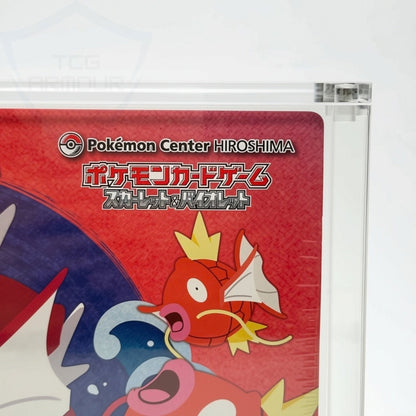 Pokemon Pikachu Hiroshima Slim Fit Acrylic Case With Magnetic Lid - Poncho Acrylic Case - TCG Armour - PONCHO-SB
