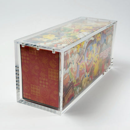 Pokemon Pikachu Tohoku Slim Fit Acrylic Case With Magnetic Lid - Poncho Acrylic Case - TCG Armour - PONCHO-SB