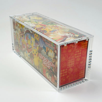 Pokemon Pikachu Tohoku Slim Fit Acrylic Case With Magnetic Lid - Poncho Acrylic Case - TCG Armour - PONCHO-SB