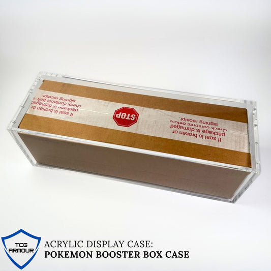 Pokemon Sealed Booster Box (6) Acrylic Case With Magnetic Lid - Sealed Booster Case - TCG Armour - 