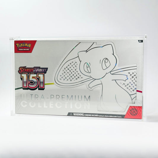 Pokemon Slim Fit 151 Ultra Premium Collection Acrylic Case With Magnetic Lid - Ultra Premium Collection Acrylic Case - TCG Armour - 