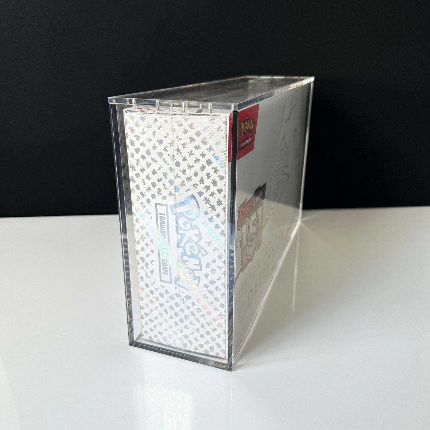 Pokemon Slim Fit 151 Ultra Premium Collection Acrylic Case With Magnetic Lid - Ultra Premium Collection Acrylic Case - TCG Armour - ENG - 151UPC