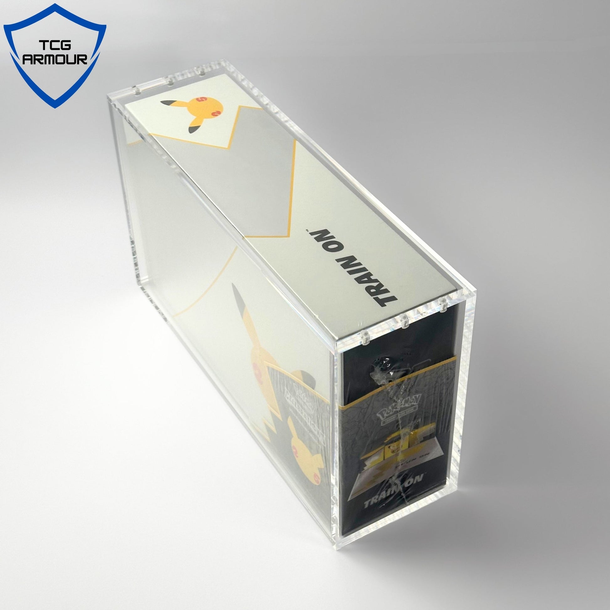 Pokemon Slim Fit 25th Anniversary Ultra Premium Collection Acrylic Case With Magnetic Lid - Ultra Premium Collection Acrylic Case - TCG Armour - ENG-151UPC