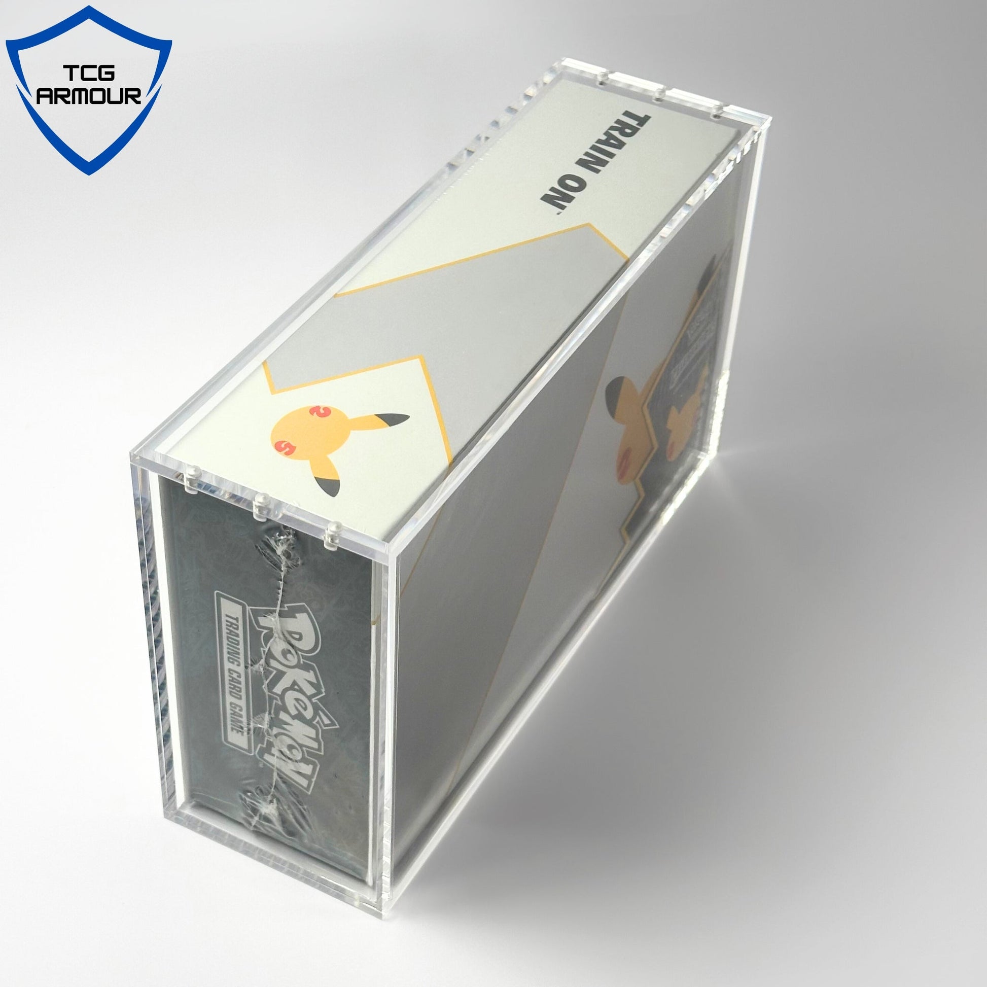 Pokemon Slim Fit 25th Anniversary Ultra Premium Collection Acrylic Case With Magnetic Lid - Ultra Premium Collection Acrylic Case - TCG Armour - ENG-151UPC