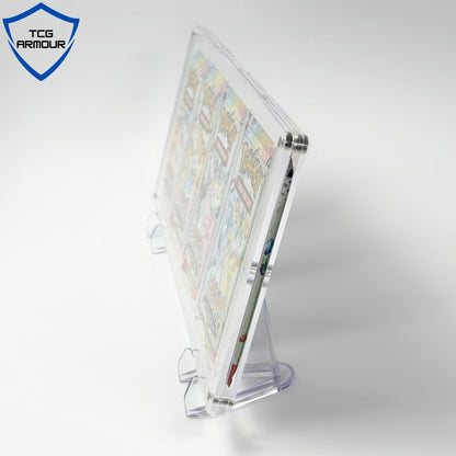 Pokemon Slim Fit 4 - Frame Booster Pack Acrylic Case with Magnetic Lid - 4 Frame Booster Pack Acrylic Case - TCG Armour - 