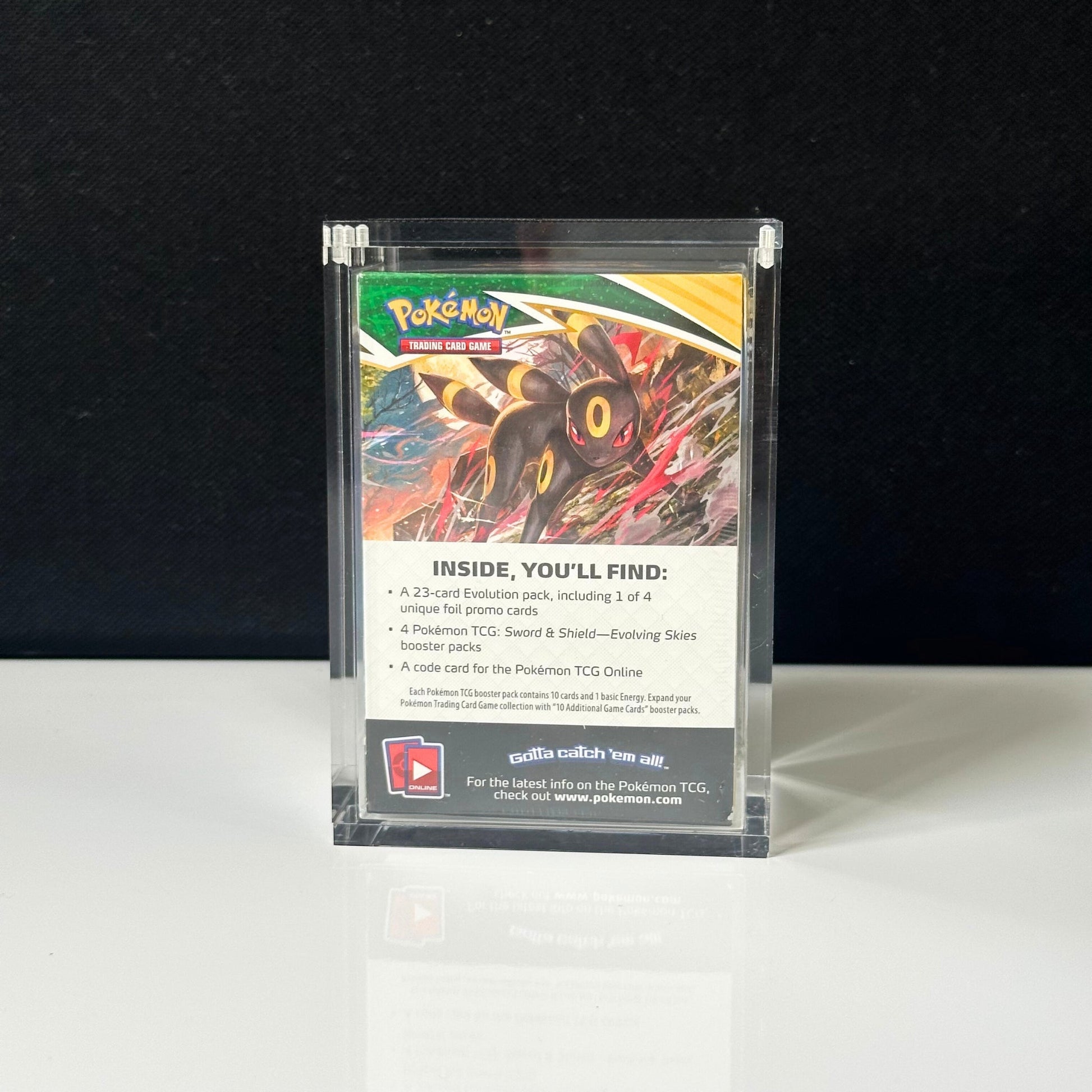 Pokemon Slim Fit Build & Battle Box Acrylic Case With Magnetic Lid - Build & Battle Acrylic Case - TCG Armour - ENG - BBB - 1