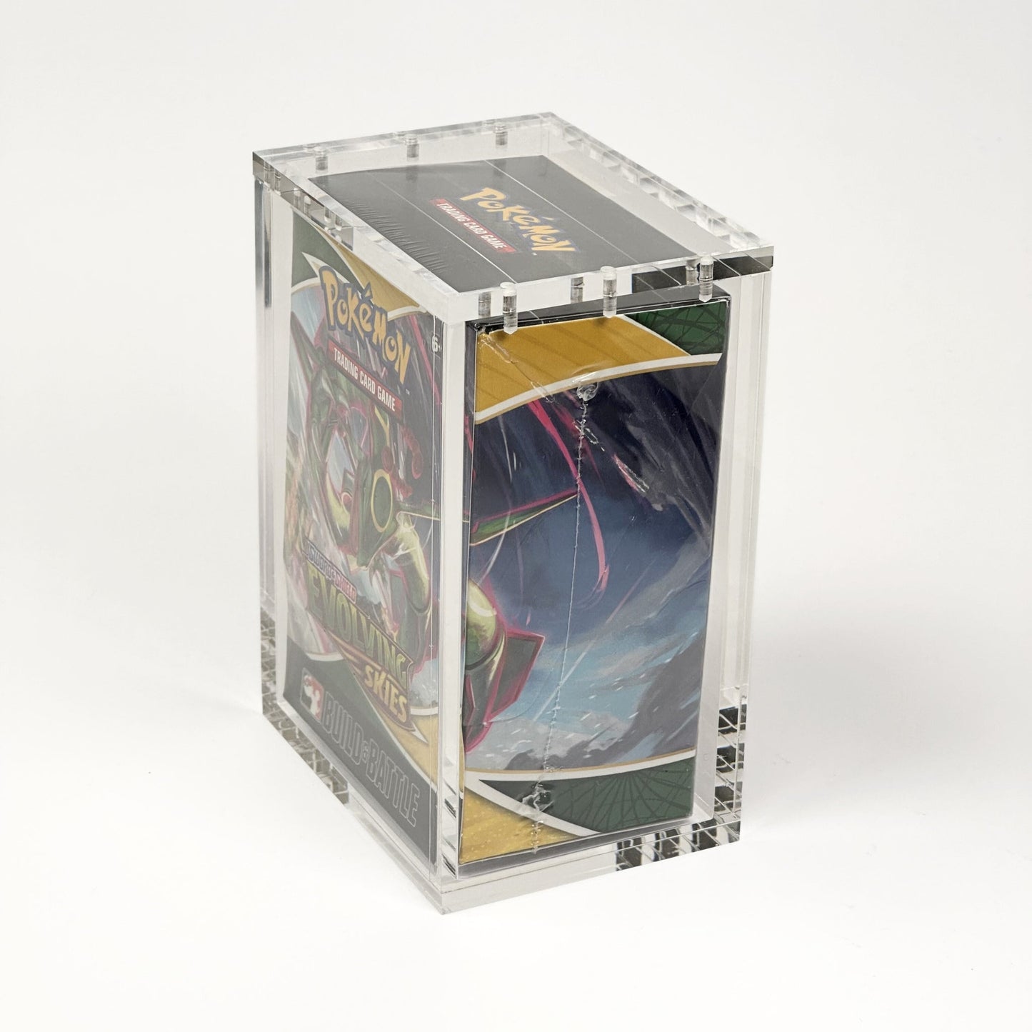 Pokemon Slim Fit Build & Battle Box Acrylic Case With Magnetic Lid - Build & Battle Acrylic Case - TCG Armour - ENG-BBB-1