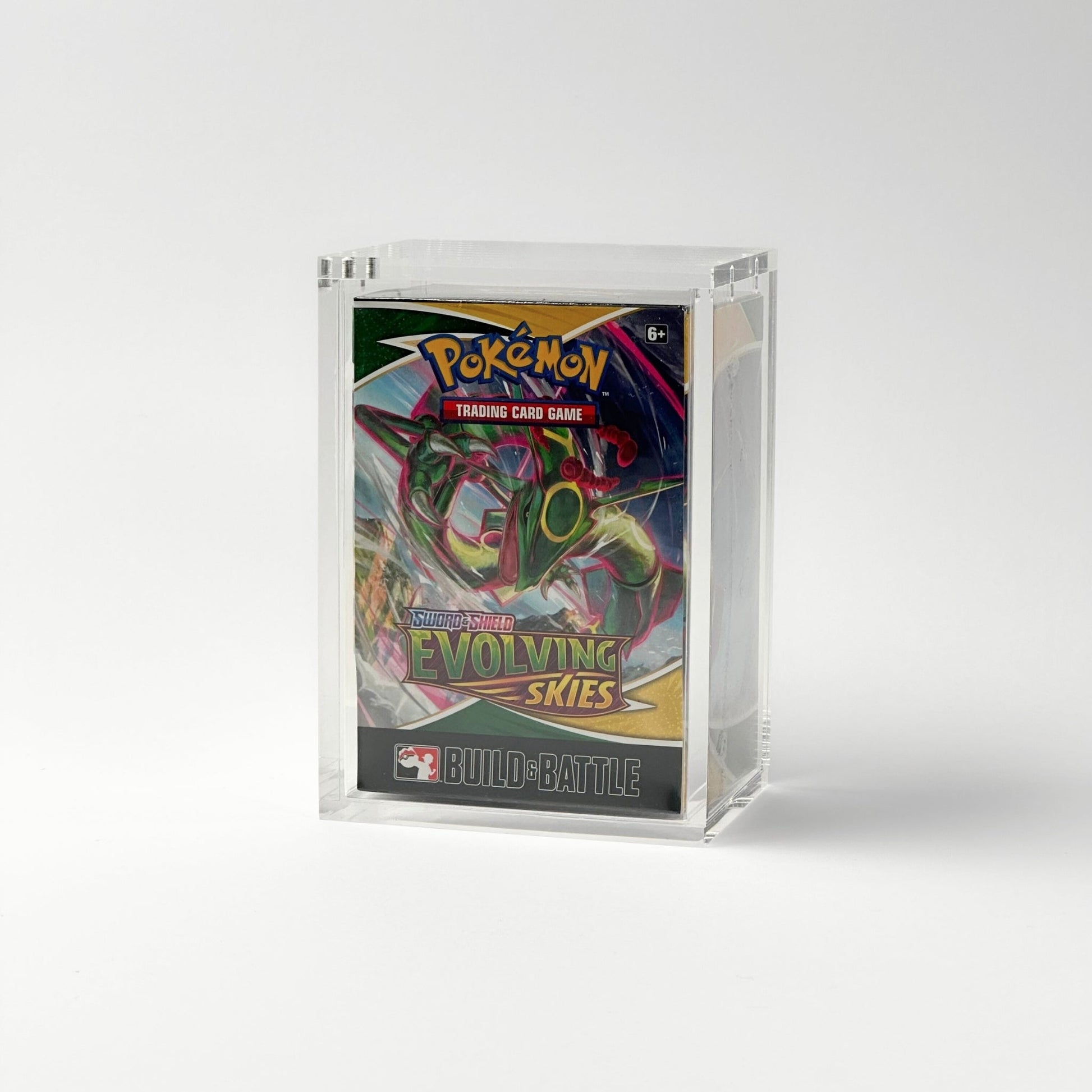 Pokemon Slim Fit Build & Battle Box Acrylic Case With Magnetic Lid - Build & Battle Acrylic Case - TCG Armour - ENG-BBB-1