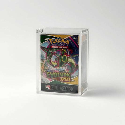 Pokemon Slim Fit Build & Battle Box Acrylic Case With Magnetic Lid - Build & Battle Acrylic Case - TCG Armour - ENG-BBB-1