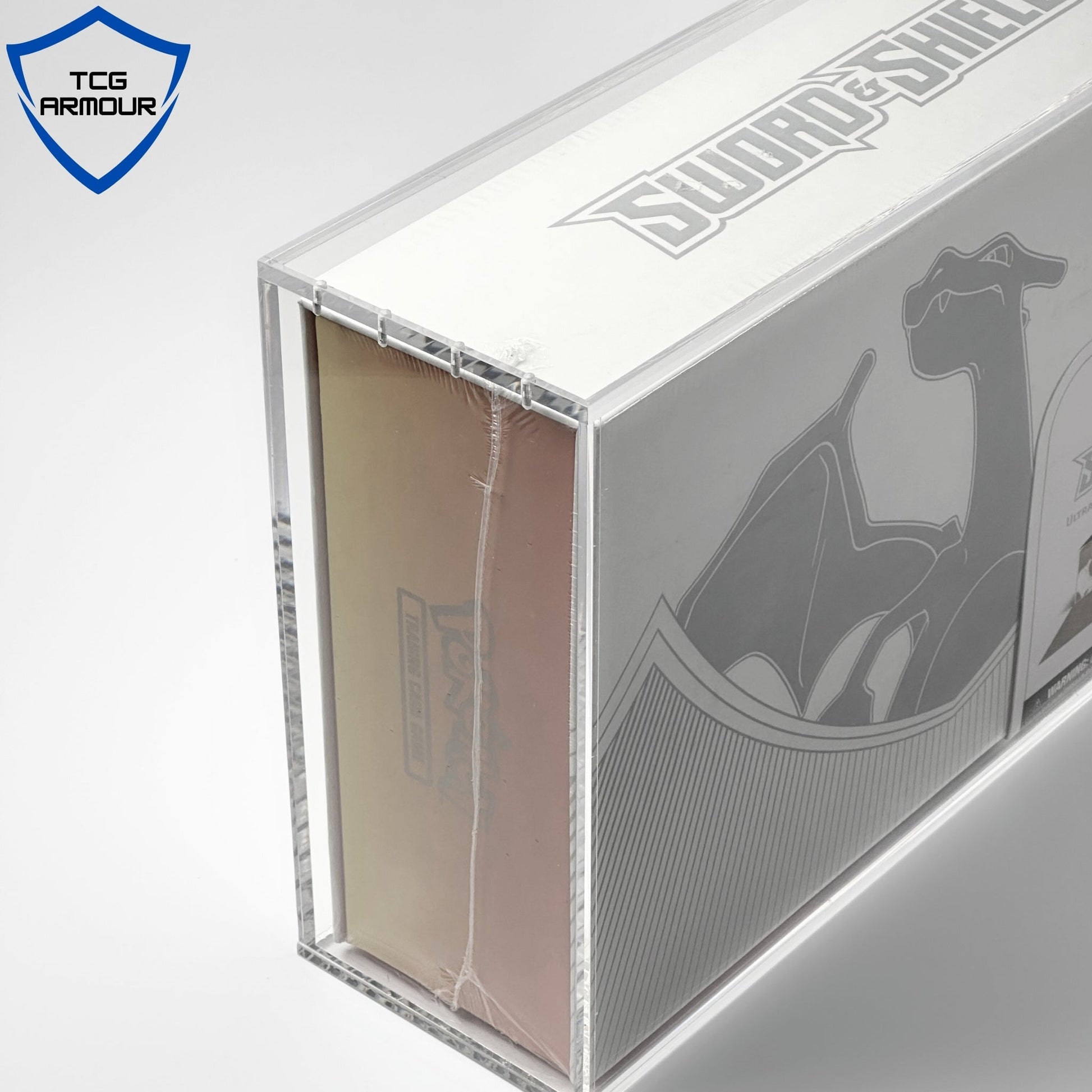 Pokemon Slim Fit Charizard Ultra Premium Collection Acrylic Case With Magnetic Lid - Ultra Premium Collection Acrylic Case - TCG Armour - ENG-CZDUPC