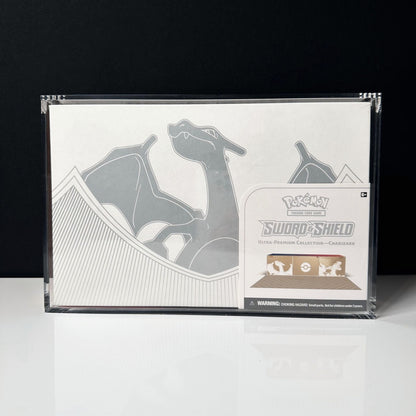 Pokemon Slim Fit Charizard Ultra Premium Collection Acrylic Case With Magnetic Lid - Ultra Premium Collection Acrylic Case - TCG Armour - ENG - CZDUPC