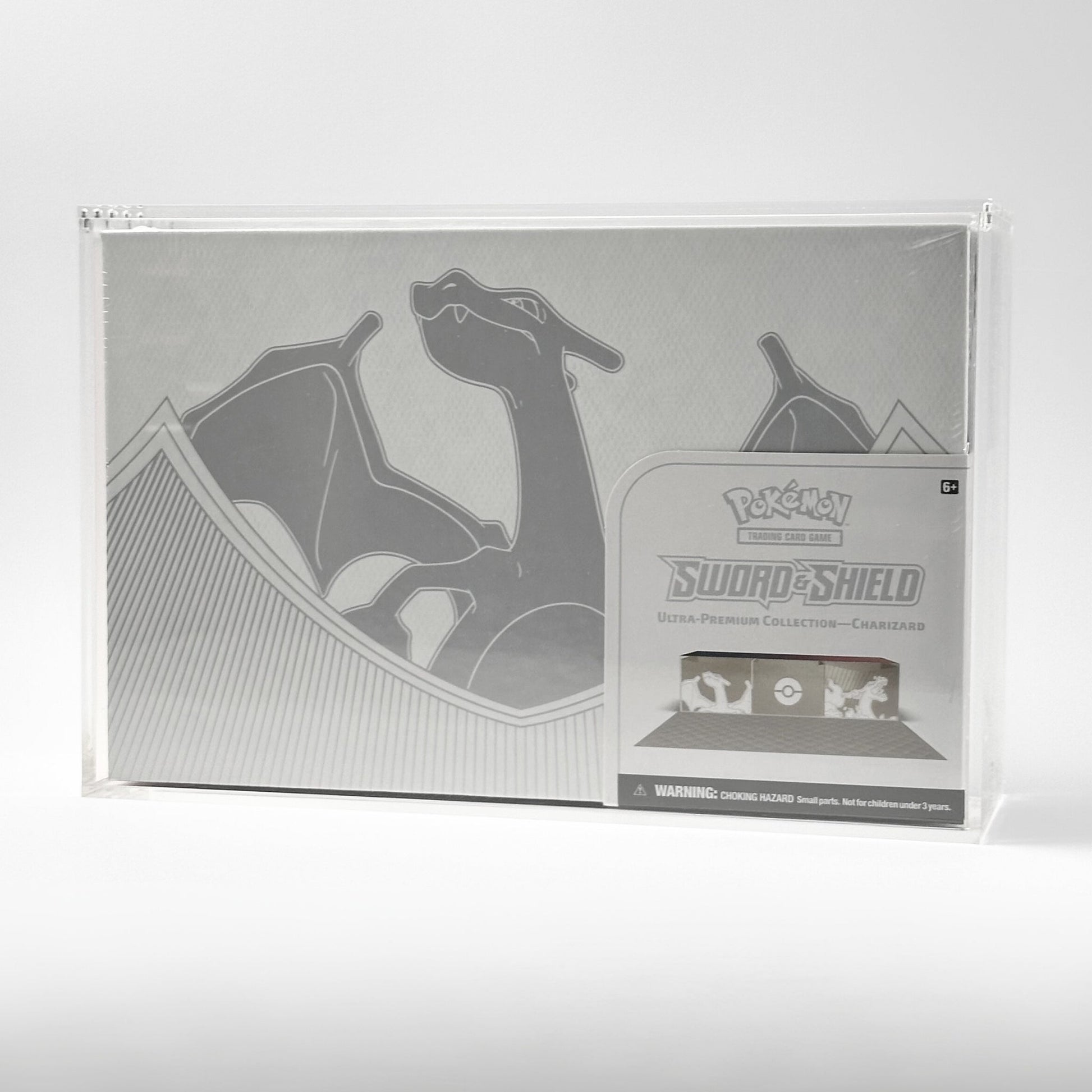 Pokemon Slim Fit Charizard Ultra Premium Collection Acrylic Case With TCG Armour Pokemon Slim Fit Charizard Ultra Premium Collection Acrylic Case With TCG Armour