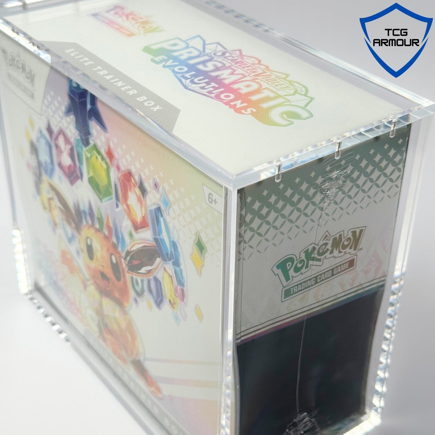 Pokemon Slim Fit Elite Trainer Box Acrylic Case With Magnetic Lid - Elite Trainer Box Acrylic Case - TCG Armour - ENG-ETB