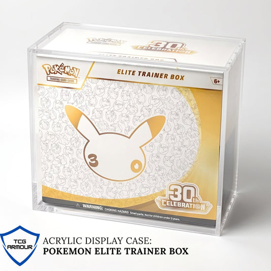Pokemon Slim Fit Elite Trainer Box Acrylic Case With Magnetic Lid - Elite Trainer Box Acrylic Case - TCG Armour - ENG-ETB-1