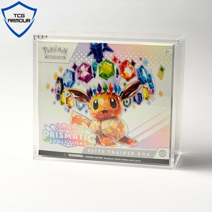 Pokemon Slim Fit Elite Trainer Box Acrylic Case With Magnetic Lid - Elite Trainer Box Acrylic Case - TCG Armour - ENG-ETB