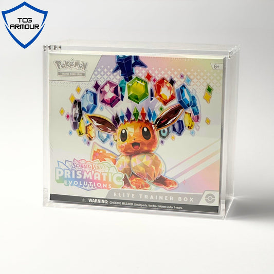 Pokemon Slim Fit Elite Trainer Box Acrylic Case With Magnetic Lid - Elite Trainer Box Acrylic Case - TCG Armour - ENG-ETB