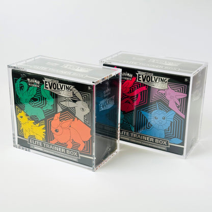 Pokemon Slim Fit Elite Trainer Box Acrylic Case With Magnetic Lid - Elite Trainer Box Acrylic Case - TCG Armour - ENG-ETB