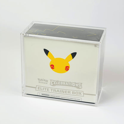 Pokemon Slim Fit Elite Trainer Box Acrylic Case With Magnetic Lid - Elite Trainer Box Acrylic Case - TCG Armour - ENG-ETB