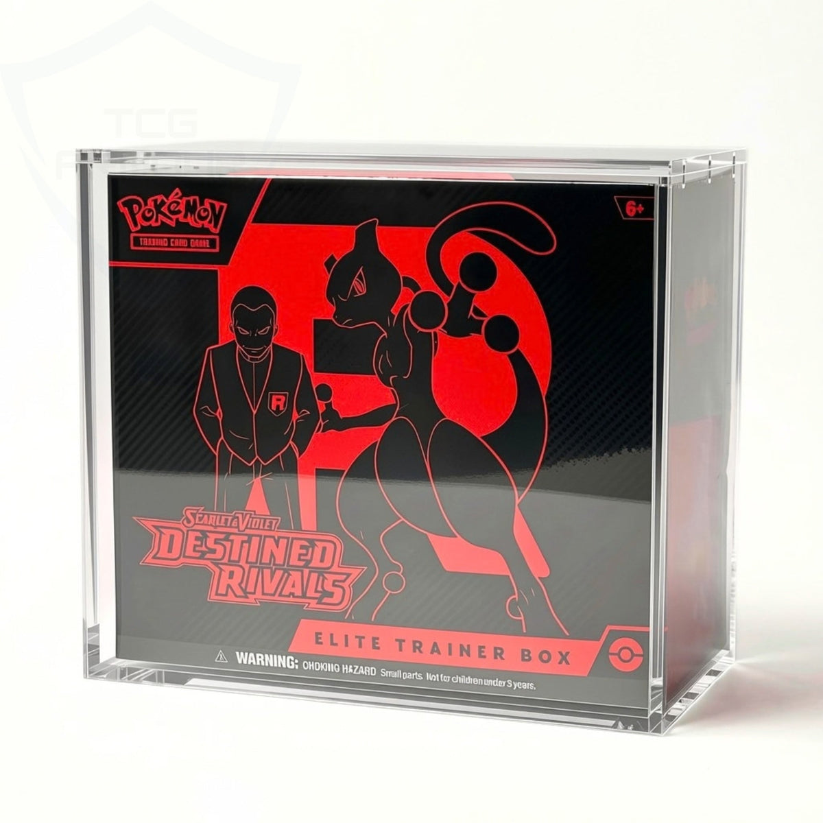 Pokemon Slim Fit Elite Trainer Box Acrylic Case With Magnetic Lid - Elite Trainer Box Acrylic Case - TCG Armour - ENG-ETB-1