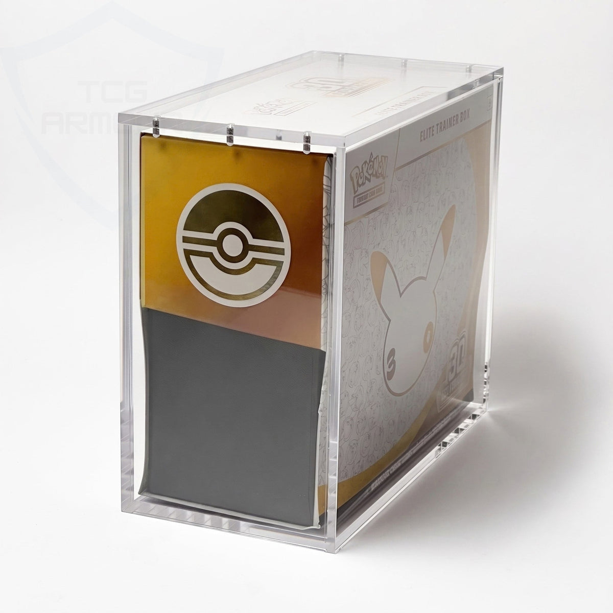 Pokemon Slim Fit Elite Trainer Box Acrylic Case With Magnetic Lid - Elite Trainer Box Acrylic Case - TCG Armour - ENG-ETB-1