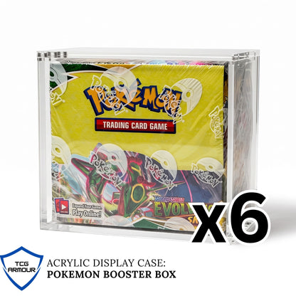 Pokemon Slim Fit English Booster Box Acrylic Case With Magnetic Lid - Booster Box Acrylic Case - TCG Armour - ENG-SBB-6