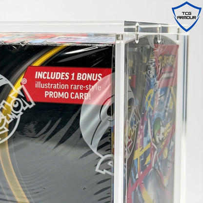 Pokemon Slim Fit English Booster Box Acrylic Case With Magnetic Lid - Booster Box Acrylic Case - TCG Armour - ENG-SBB-1