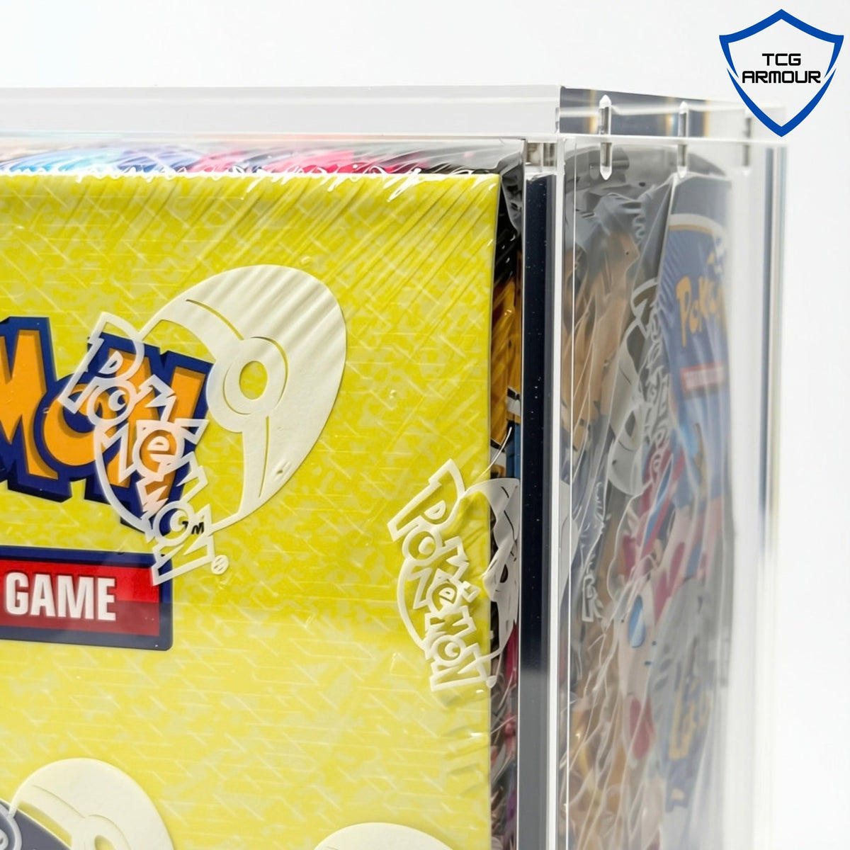 Pokemon Slim Fit English Booster Box Acrylic Case With Magnetic Lid - Booster Box Acrylic Case - TCG Armour - ENG-SBB-1