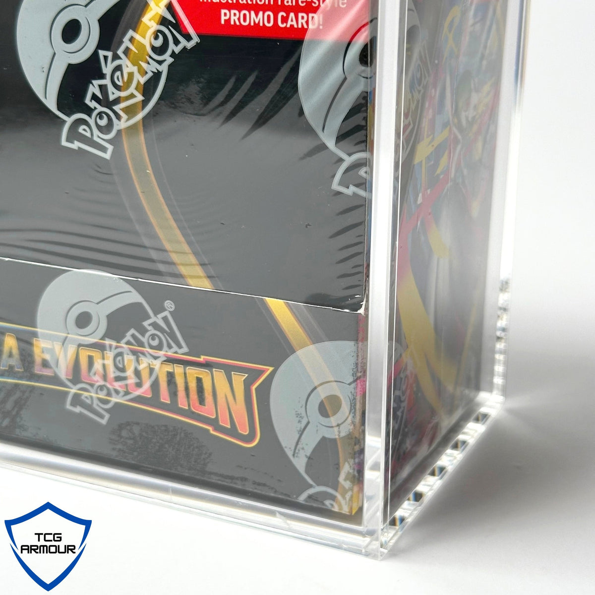 Pokemon Slim Fit English Booster Box Acrylic Case With Magnetic Lid - Booster Box Acrylic Case - TCG Armour - ENG-SBB-1
