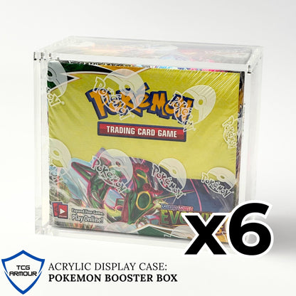 Pokemon Slim Fit English Booster Box Acrylic Case With Magnetic Lid - Booster Box Acrylic Case - TCG Armour - ENG-SBB-6