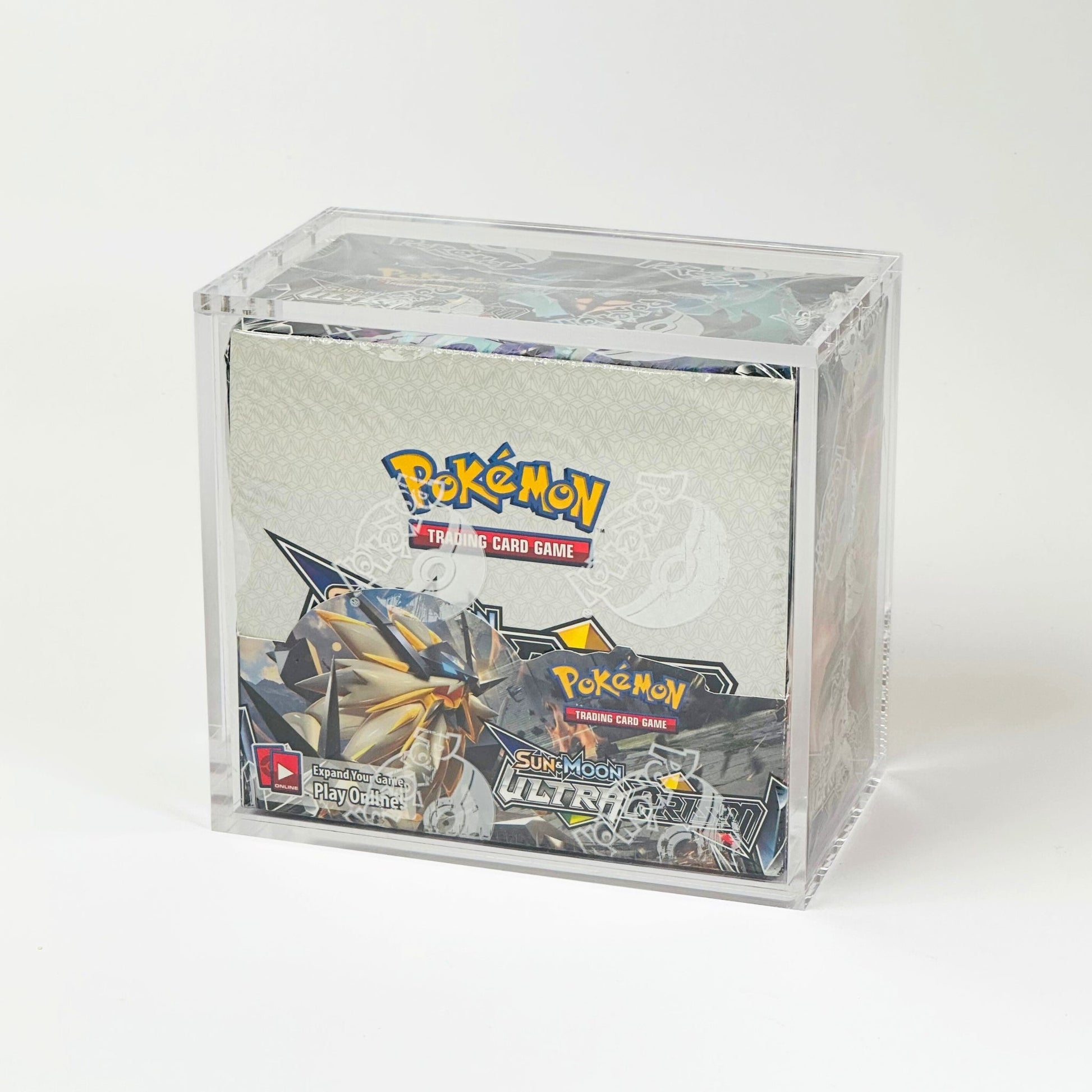 Pokemon Slim Fit English Booster Box Acrylic Case With Magnetic Lid TCG Armour Pokemon Slim Fit English Booster Box Acrylic Case With Magnetic Lid TCG Armour