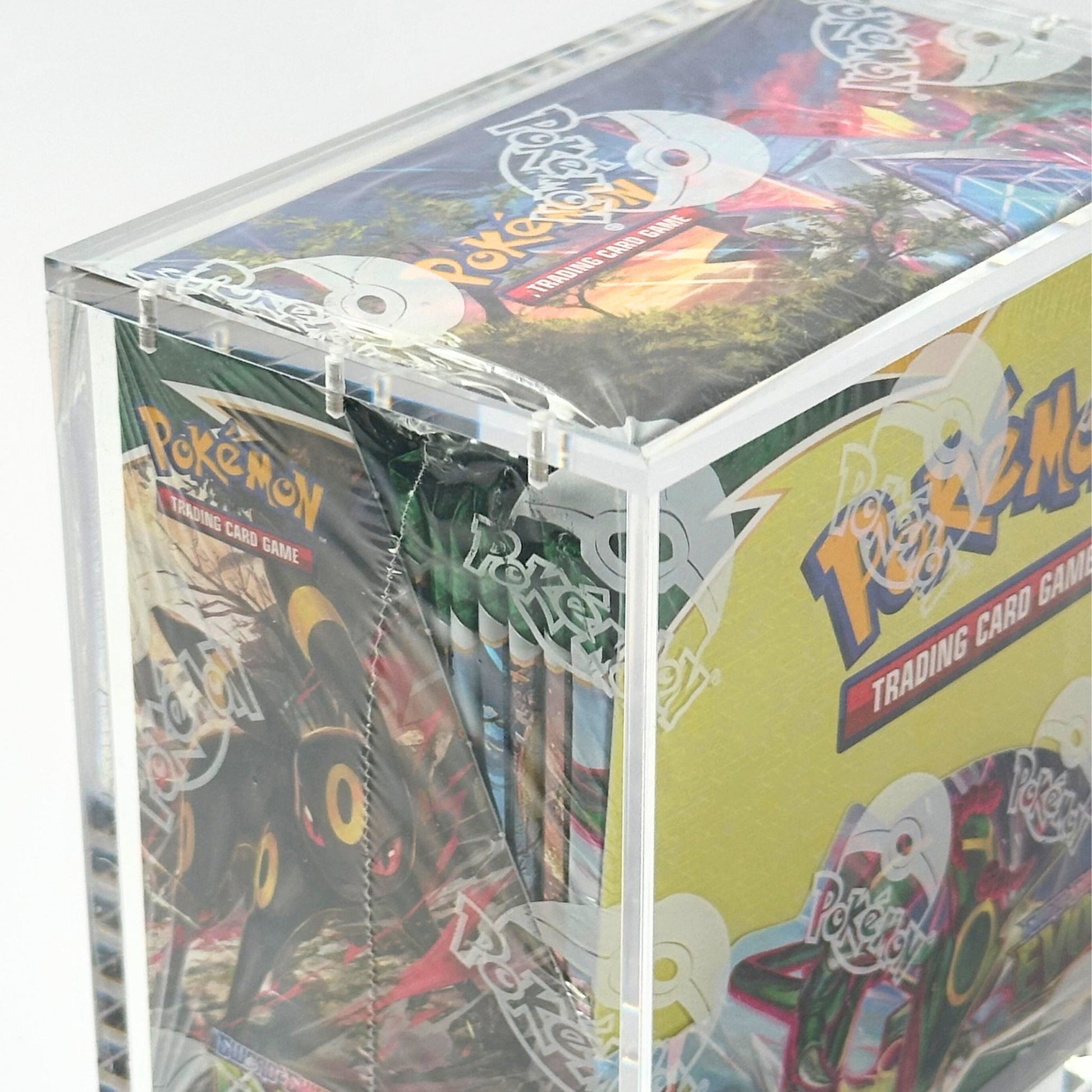 Pokemon Slim Fit English Booster Box Acrylic Case With Magnetic Lid - Booster Box Acrylic Case - TCG Armour - ENG-SBB