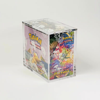 Pokemon Slim Fit English Booster Box Acrylic Case With Magnetic Lid - Booster Box Acrylic Case - TCG Armour - ENG-SBB