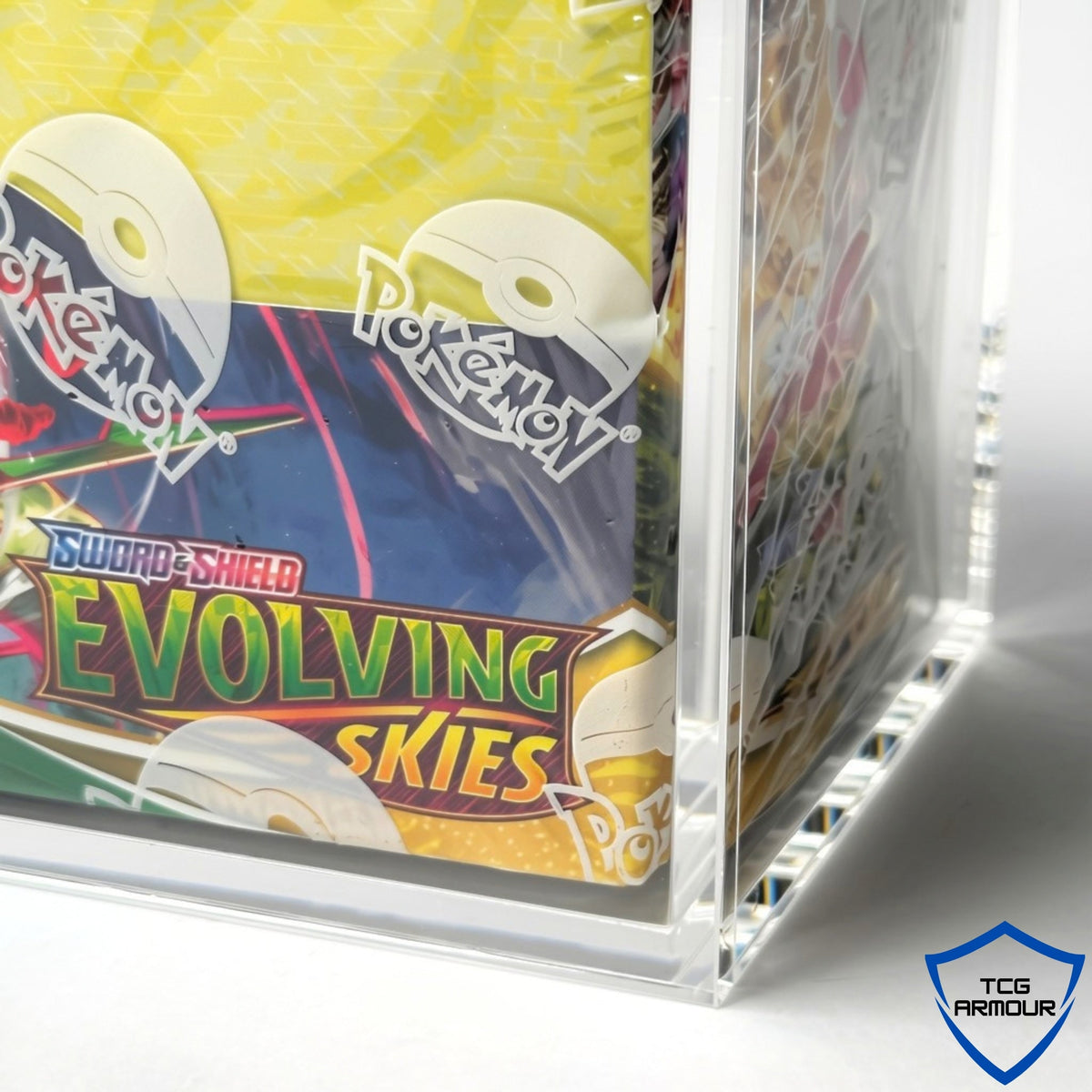 Pokemon Slim Fit English Booster Box Acrylic Case With Magnetic Lid - Booster Box Acrylic Case - TCG Armour - ENG-SBB-1