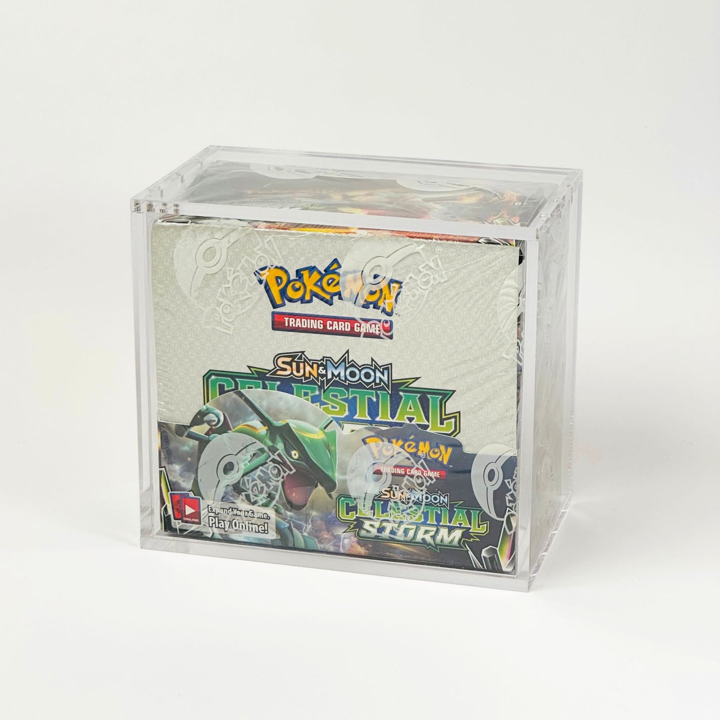 Pokemon Slim Fit English Booster Box Acrylic Case With Magnetic Lid - Booster Box Acrylic Case - TCG Armour - ENG-SBB