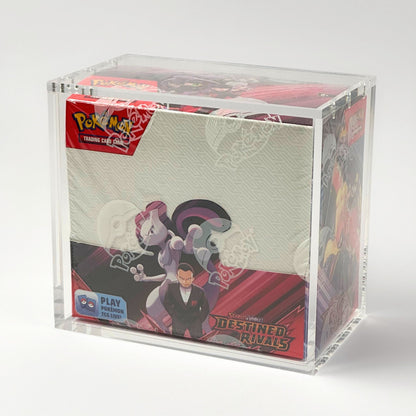 Pokemon Slim Fit English Booster Box Acrylic Case With Magnetic Lid - Booster Box Acrylic Case - TCG Armour - ENG-SBB