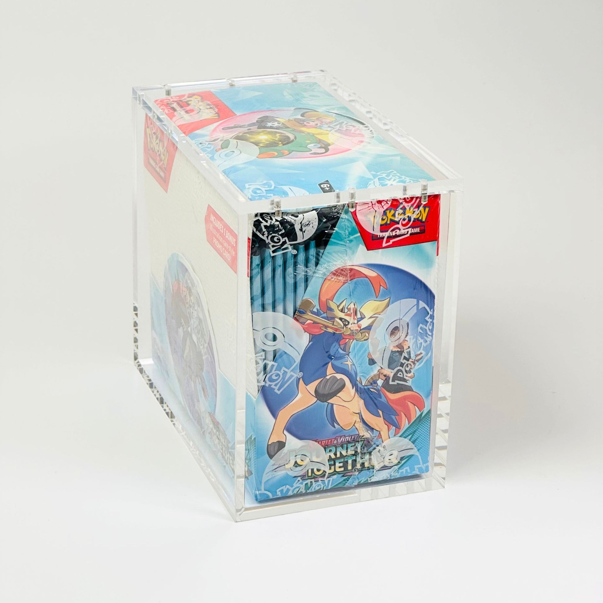 Pokemon Slim Fit English Booster Box Acrylic Case With Magnetic Lid - Booster Box Acrylic Case - TCG Armour - ENG-SBB