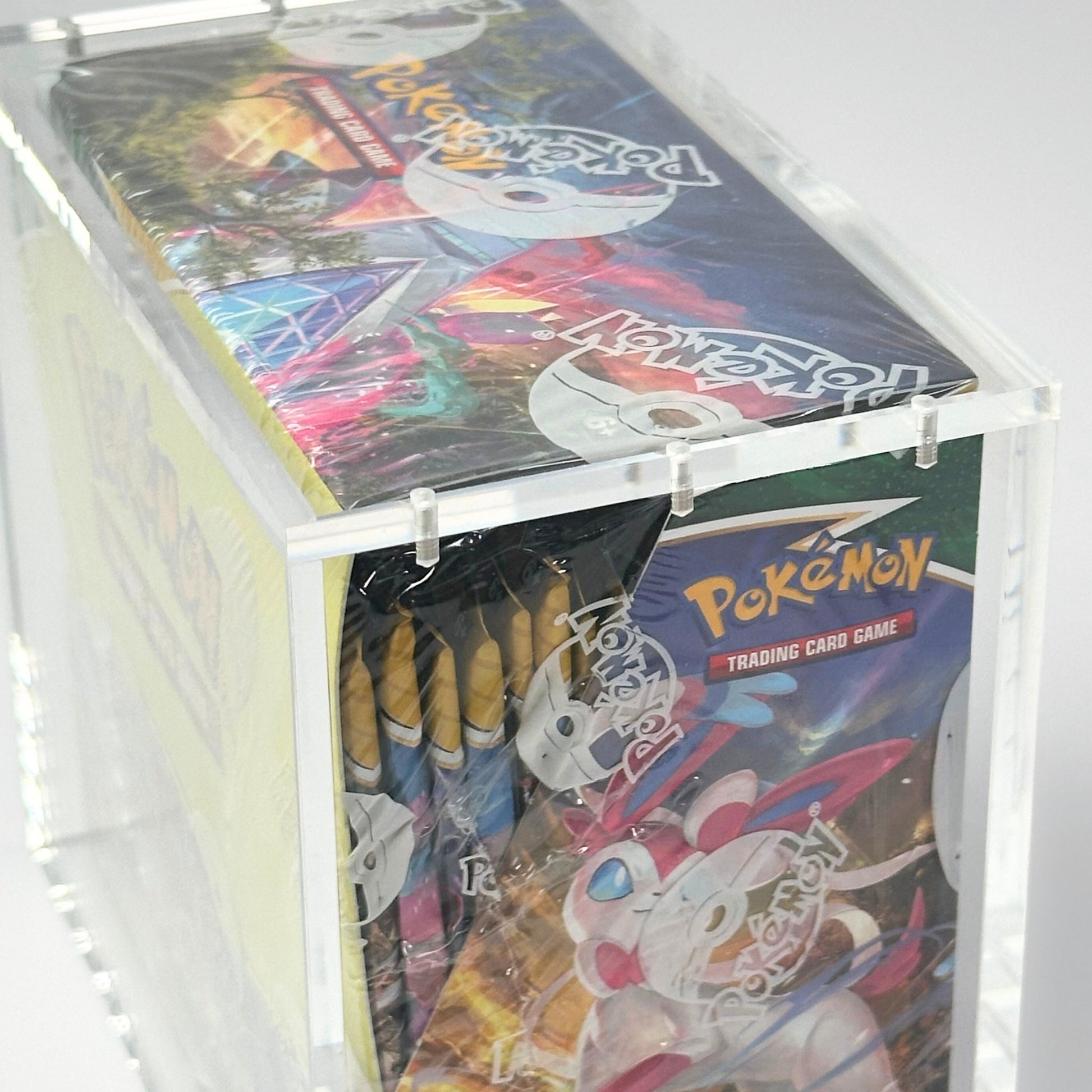 Pokemon Slim Fit English Booster Box Acrylic Case With Magnetic Lid - Booster Box Acrylic Case - TCG Armour - ENG-SBB