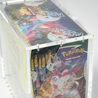 Pokemon Slim Fit English Booster Box Acrylic Case With Magnetic Lid - Booster Box Acrylic Case - TCG Armour - ENG-SBB