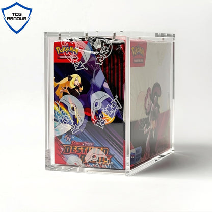 Pokemon Slim Fit English Booster Box Acrylic Case With Magnetic Lid - Booster Box Acrylic Case - TCG Armour - ENG-SBB-1