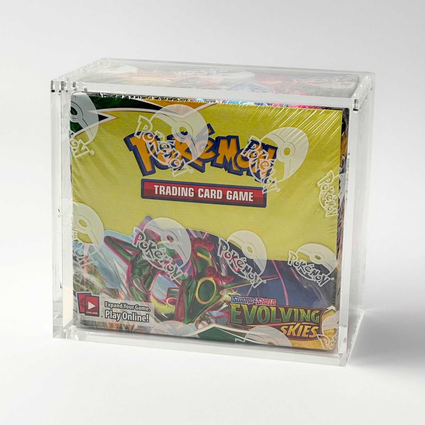 Pokemon Slim Fit English Booster Box Acrylic Case With Magnetic Lid - Booster Box Acrylic Case - TCG Armour - ENG-SBB