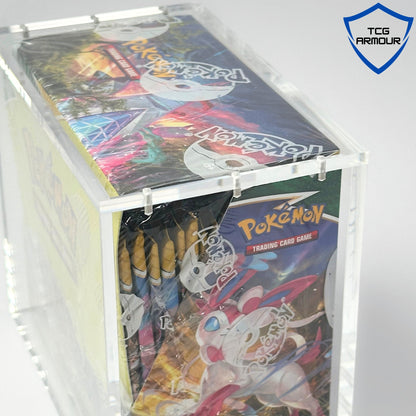 Pokemon Slim Fit English Booster Box Acrylic Case With Magnetic Lid - Booster Box Acrylic Case - TCG Armour - ENG-SBB