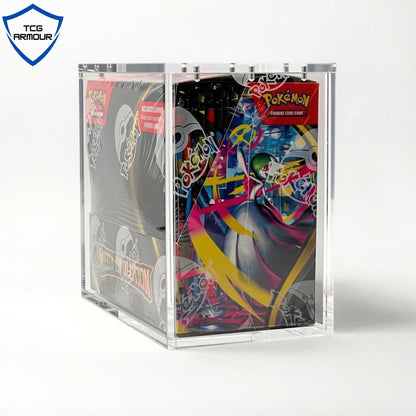 Pokemon Slim Fit English Booster Box Acrylic Case With Magnetic Lid - Booster Box Acrylic Case - TCG Armour - ENG-SBB-1