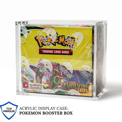 Pokemon Slim Fit English Booster Box Acrylic Case With Magnetic Lid - Booster Box Acrylic Case - TCG Armour - ENG-SBB-1