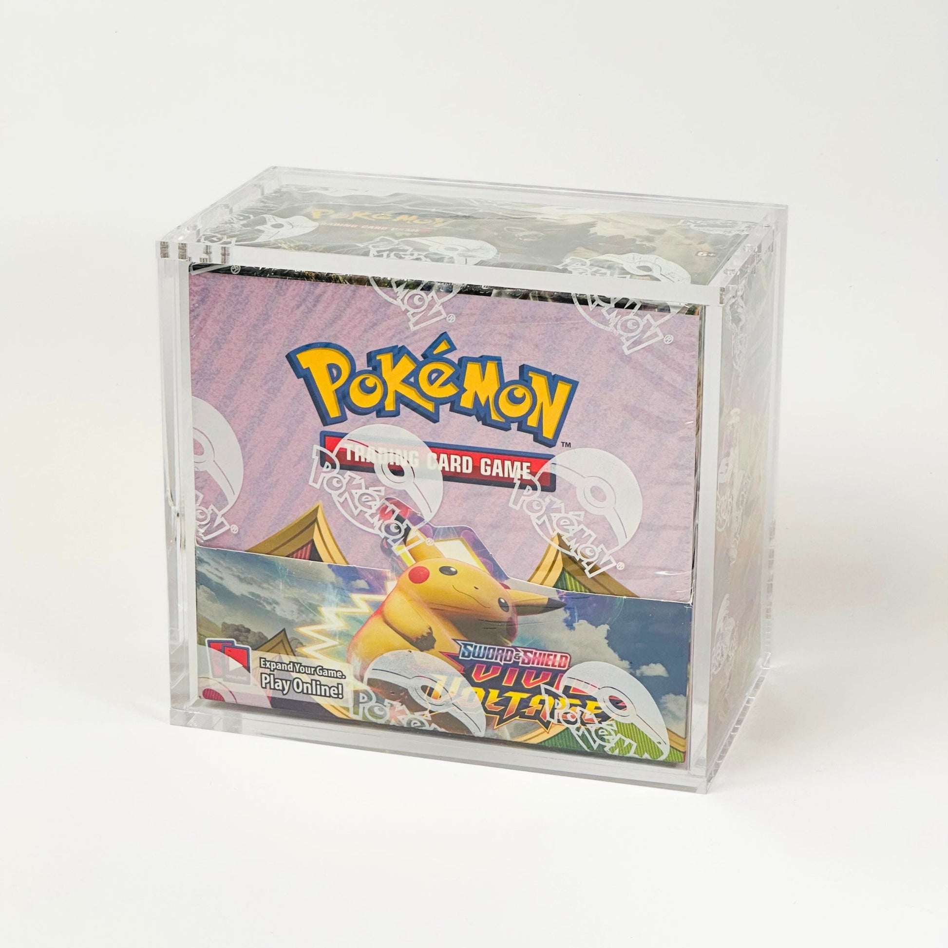 Pokemon Slim Fit English Booster Box Acrylic Case With Magnetic Lid TCG Armour Pokemon Slim Fit English Booster Box Acrylic Case With Magnetic Lid TCG Armour
