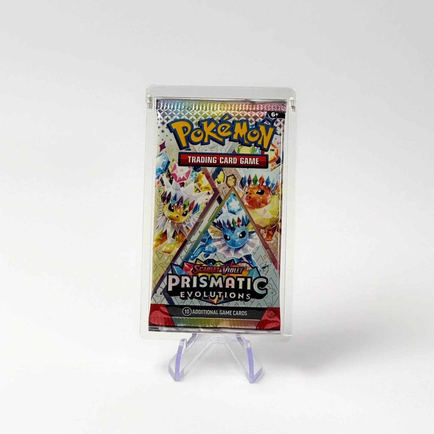 Pokemon Slim Fit English Single Booster Pack Acrylic Case With Magnetic Lid - Booster Pack Acrylic Case - TCG Armour - ENG-BP-1