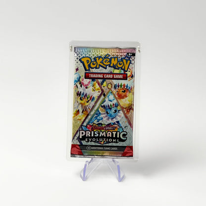 Pokemon Slim Fit English Single Booster Pack Acrylic Case With Magnetic Lid - Booster Pack Acrylic Case - TCG Armour - ENG-BP-1