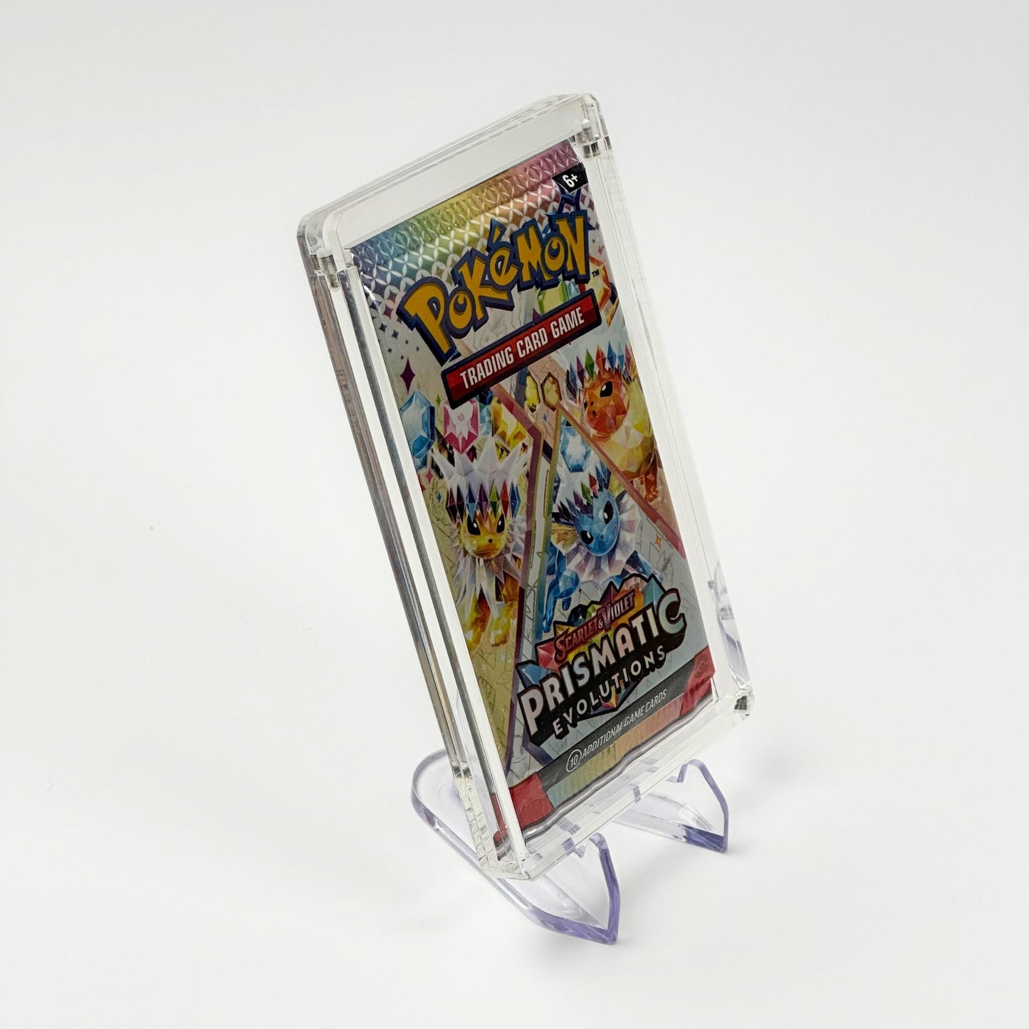 Pokemon Slim Fit English Single Booster Pack Acrylic Case With Magnetic Lid - Booster Pack Acrylic Case - TCG Armour - ENG-BP-1