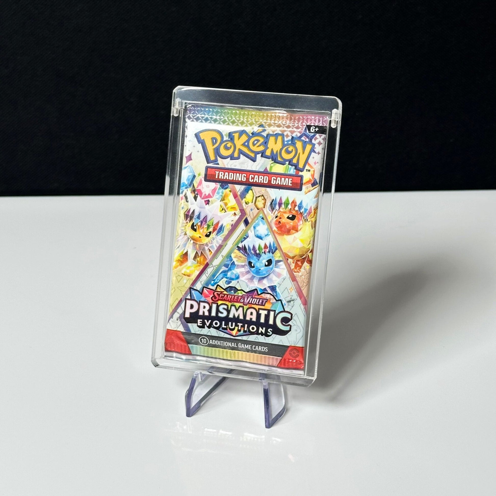 Pokemon Slim Fit English Single Booster Pack Acrylic Case With Magnetic Lid - Booster Pack Acrylic Case - TCG Armour - ENG - BP - 1